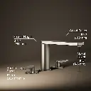 Kohler 73081-4-BN Composed Deck-Mount Bath Faucet Lever