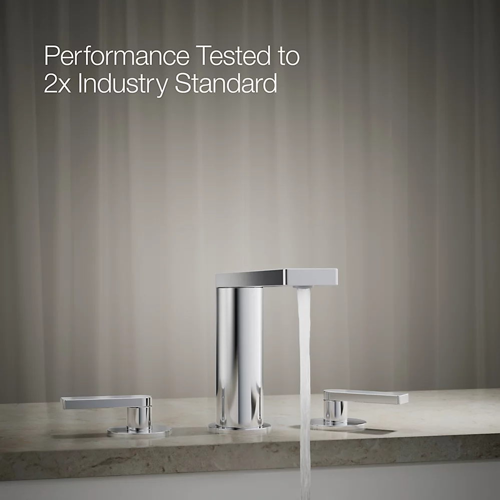 Kohler 73081-4-CP Composed Deck-Mount Bath Faucet, Lever