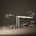 Kohler 73081-4-SN Composed Deck-Mount Bath Faucet Lever