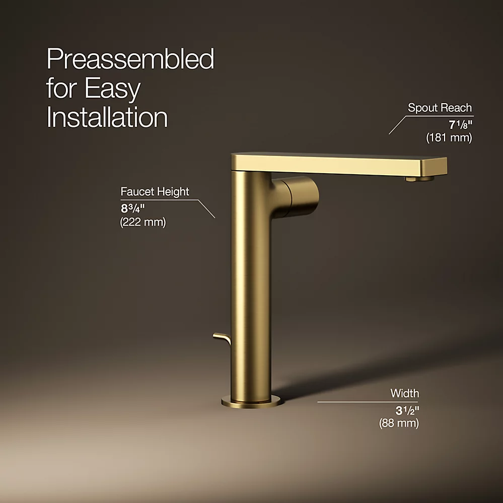 Kohler 73159-7-2MB Composed Tall Single-Hdl Faucet Cyl