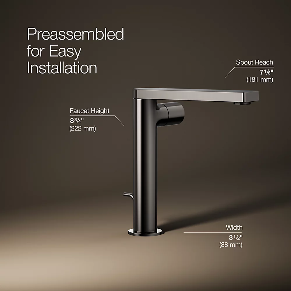 Kohler 73159-7-TT Composed Sh Tall Lav Fct-Side Handle