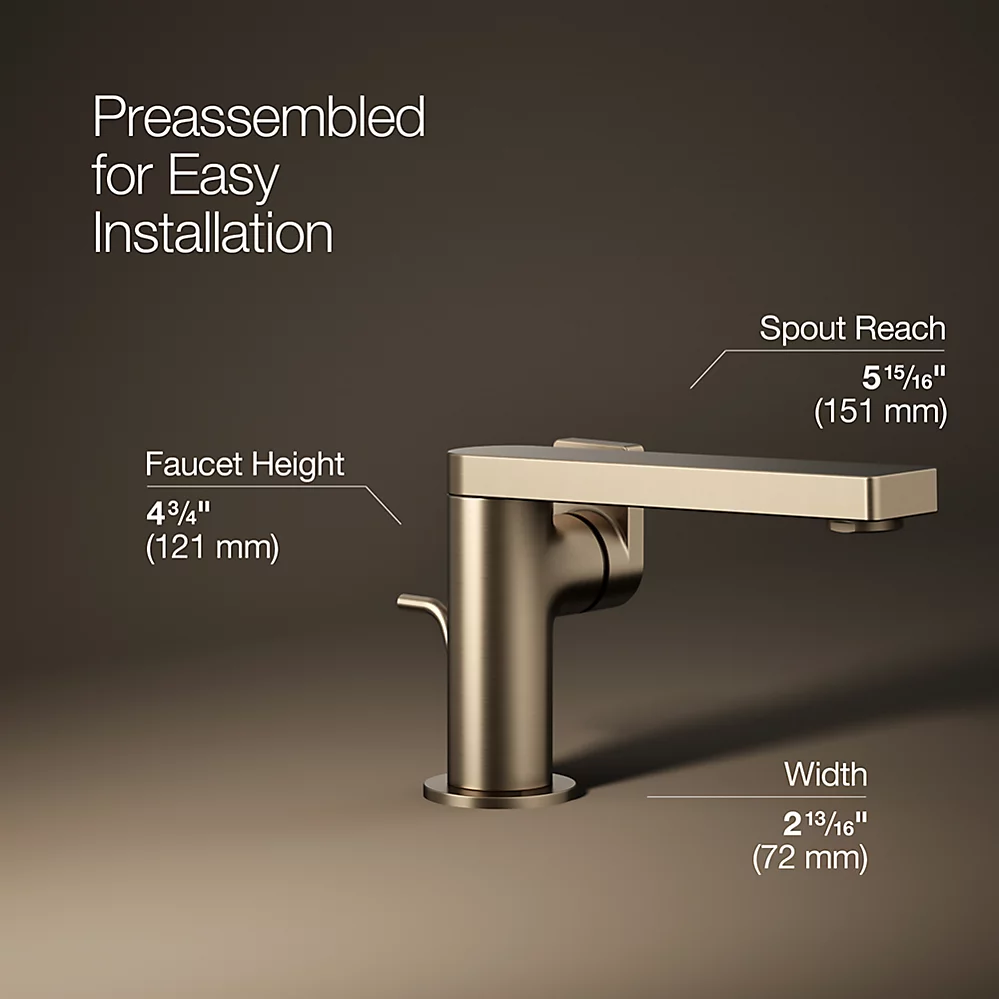 Kohler 73167-4-BV Composed Single-Handle Faucet Lever
