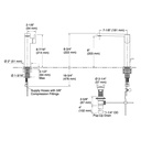 Kohler 73168-4-TT Composed Sh Tall Lav Fct-Side Lever