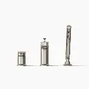 Kohler 74032-4-BN Taut 3Hole Bath Filler W/Handshower