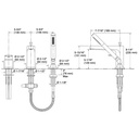 Kohler 74032-4-BN Taut 3Hole Bath Filler W/Handshower