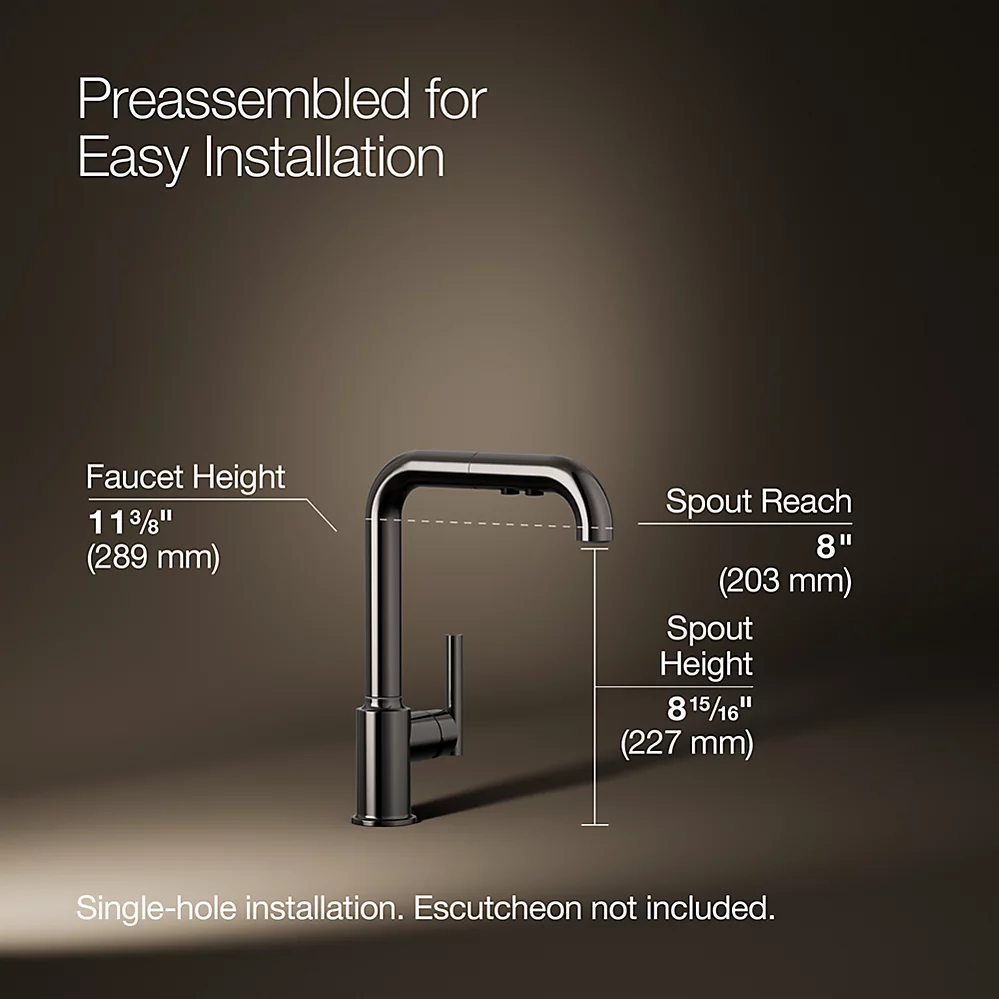 Kohler 7505-TT Purist Primary Pullout
