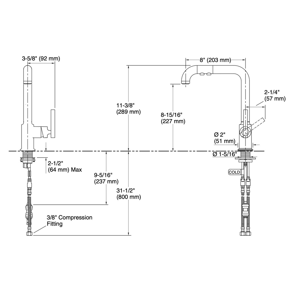 Kohler 7505-TT Purist Primary Pullout