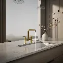 Kohler 7547-4-2MB Purist Deck-Mount Bridge Faucet