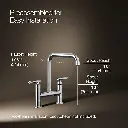 Kohler 7547-4-CP Purist Deck Mount Bridge Faucet