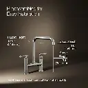 Kohler 7547-4-SN Purist Deck-Mount Bridge Faucet