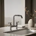 Kohler 7547-4-TT Purist Deck-Mount Bridge Faucet