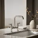 Kohler 7547-4-VS Purist Deck-Mount Bridge Faucet