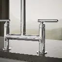 Kohler 7548-4-CP Purist Deck-Mount Bridge Fct,W/Spray