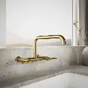 Kohler 7549-4-2MB Purist Wall-Mount Bridge Faucet