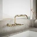Kohler 7549-4-AF Purist Wall-Mount Bridge Faucet