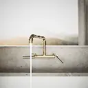 Kohler 7549-4-AF Purist Wall-Mount Bridge Faucet