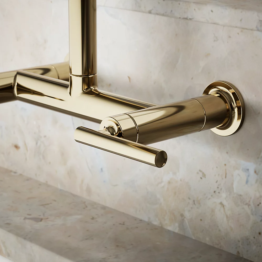 Kohler 7549-4-AF Purist Wall-Mount Bridge Faucet