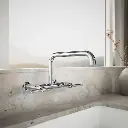 Kohler 7549-4-CP Purist Wall-Mount Bridge Faucet