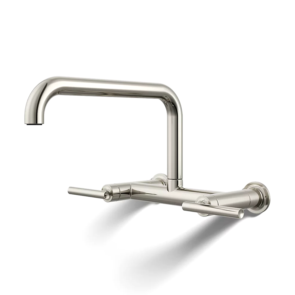 Kohler 7549-4-SN Purist Wall-Mount Bridge Faucet