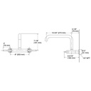Kohler 7549-4-SN Purist Wall-Mount Bridge Faucet