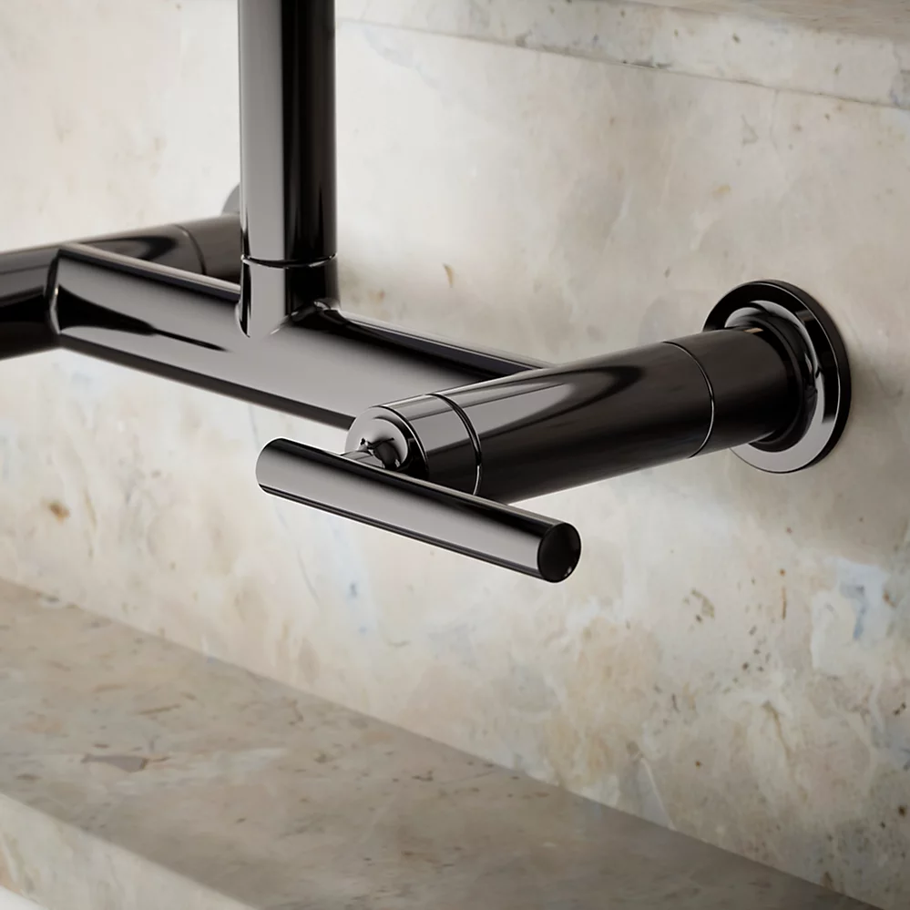 Kohler 7549-4-TT Purist Wall-Mount Bridge Faucet