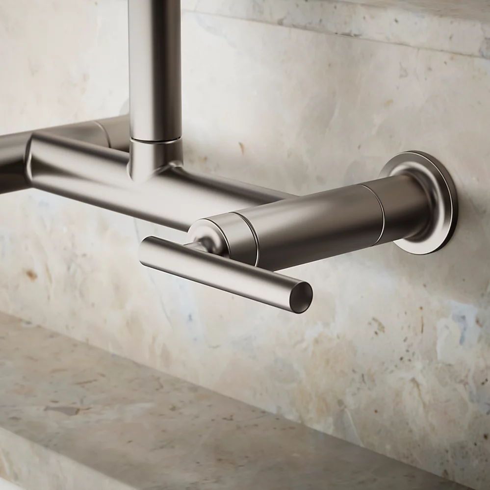 Kohler 7549-4-VS Purist Wall-Mount Bridge Faucet