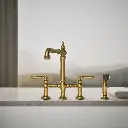 Kohler 76519-4-2MB Artifacts Bridge Faucet Primary W/Lever