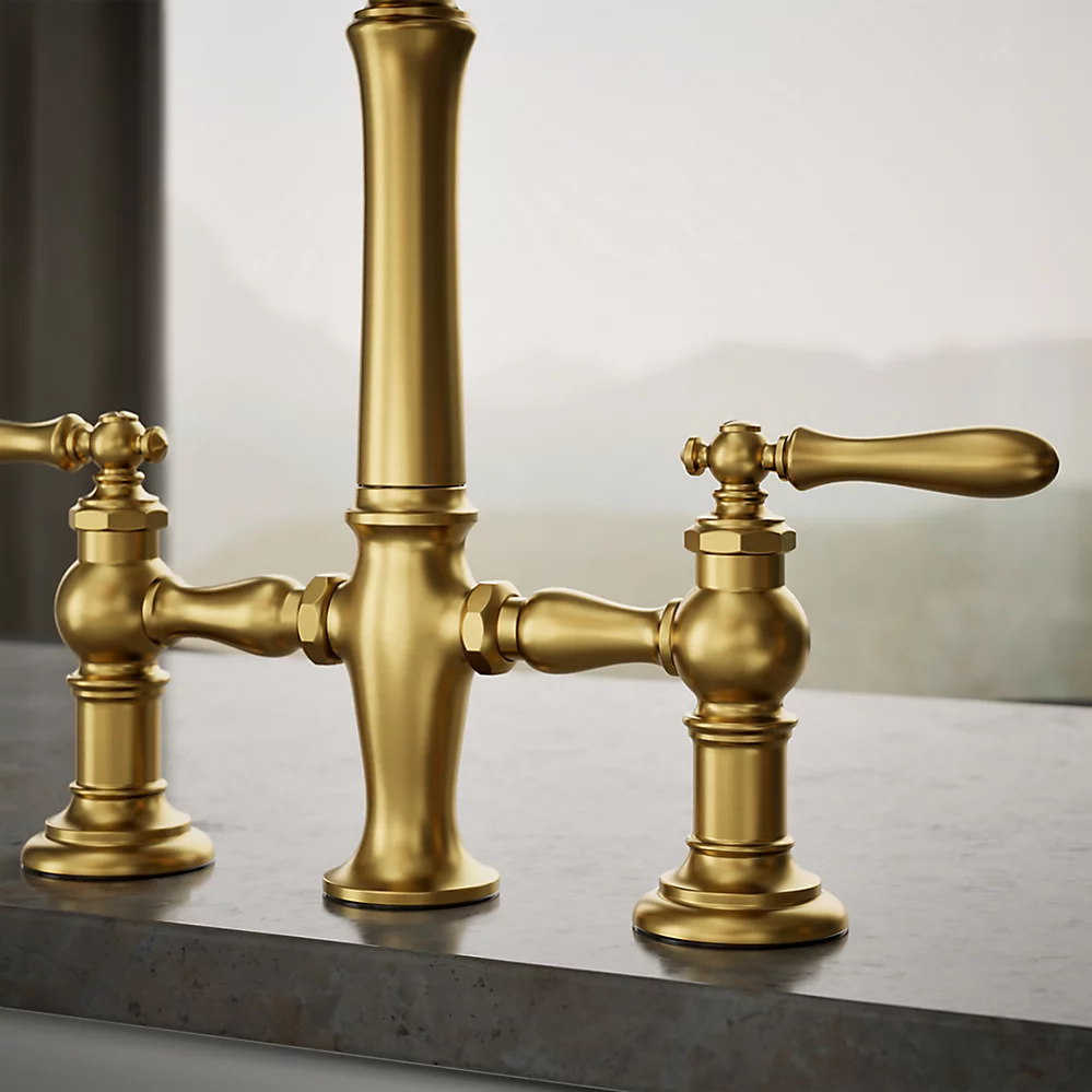 Kohler 76519-4-2MB Artifacts Bridge Faucet Primary W/Lever
