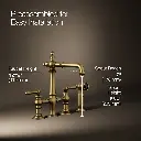 Kohler 76520-4-2MB Artifacts Bridge Faucet Secondary W/Prong