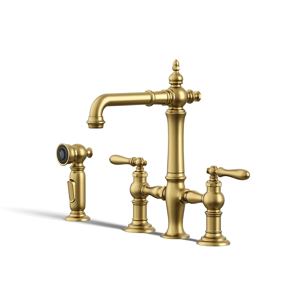 Kohler 76520-4-2MB Artifacts Bridge Faucet Secondary W/Prong