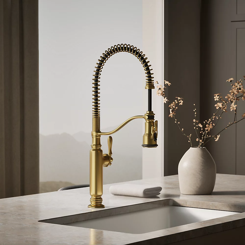 Kohler 77515-2MB Tournant Pro 1H Kitchen W/ Po Spray