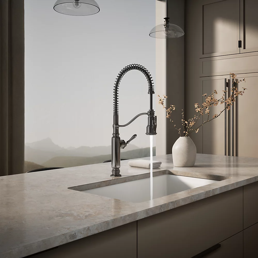 Kohler 77515-TT Tournant Pro 1H Kitchen W/ Po Spray
