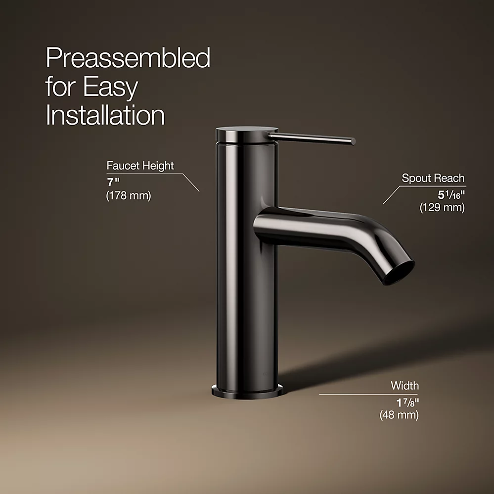 Kohler 77958-4A-TT Components 1H Lavatory Faucet