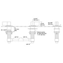 Kohler 77990-4-BL Components 2H Dm Bath Fill Handles Lv