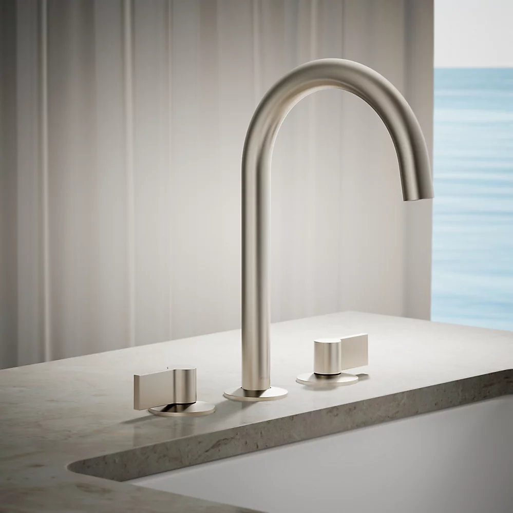 Kohler 77990-4-BN Components 2H Dm Bath Fill Handles Lvr