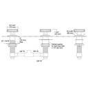 Kohler 77990-9-TT Components 2H Dm Bath Fill Handles Ind