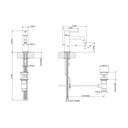Gessi 18601 Via Tortona Single Lever Washbasin Mixer Chrome 2