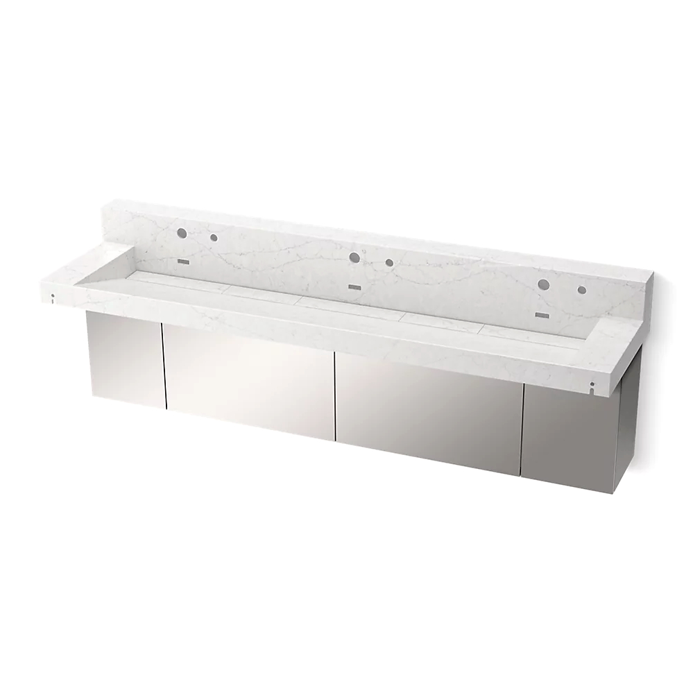 Kohler 81028-BSS-KEP Constellation Vanity 90 Trough Wm