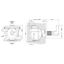 Gessi 58263 Inciso Individual Thermostatic Volume Control Trim Chrome 2