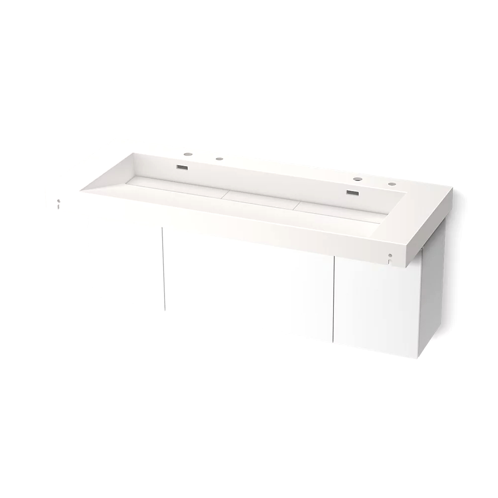 Kohler 81032-BPW-KCD Constellation Vanity 60 Trough Dm