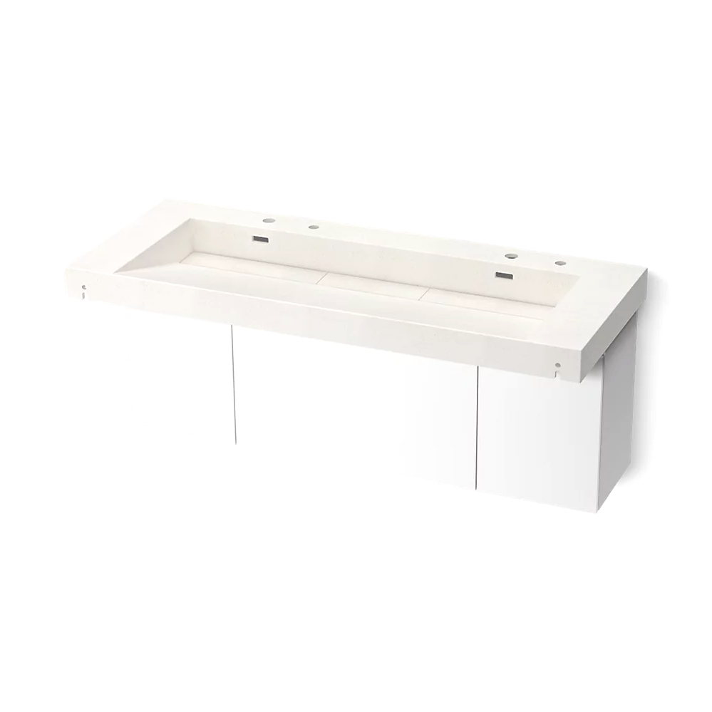 Kohler 81032-BPW-KCR Constellation Vanity 60 Trough Dm