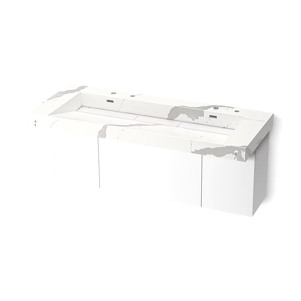Kohler 81032-BPW-KEB Constellation Vanity 60 Trough Dm