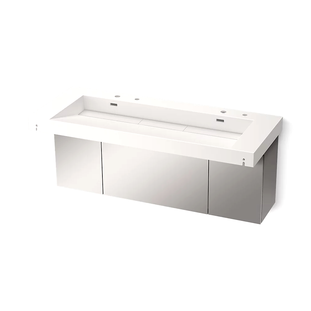 Kohler 81032-BSS-KCD Constellation Vanity 60 Trough Dm