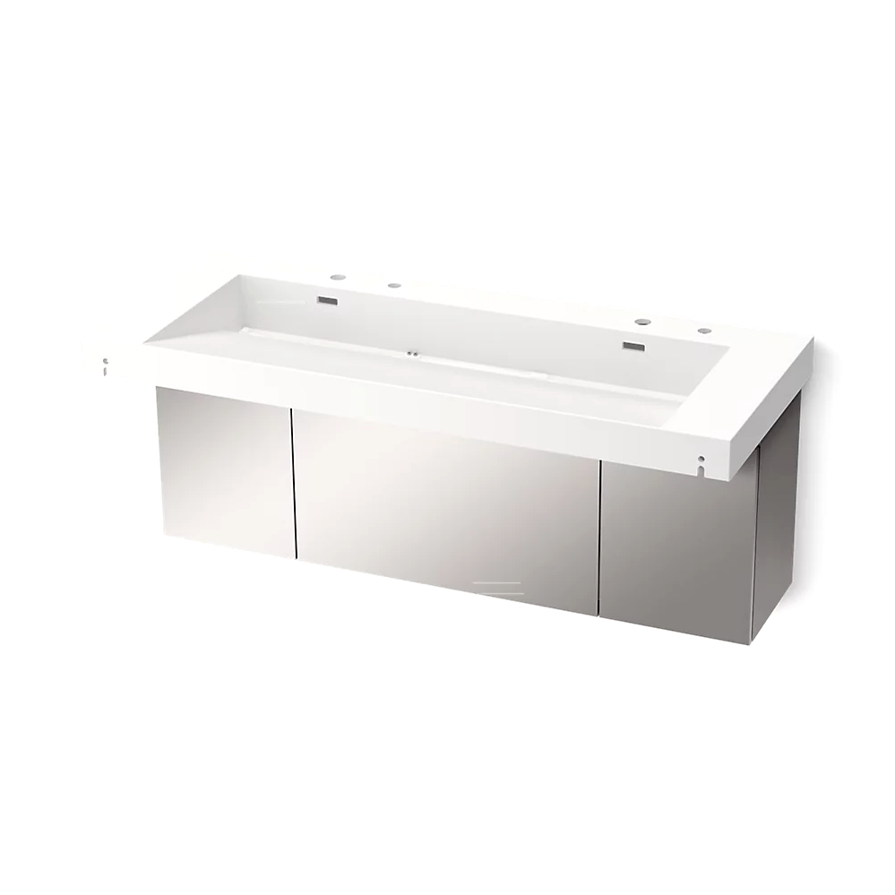 Kohler 81032-BSS-KEW Constellation Vanity 60 Trough Dm