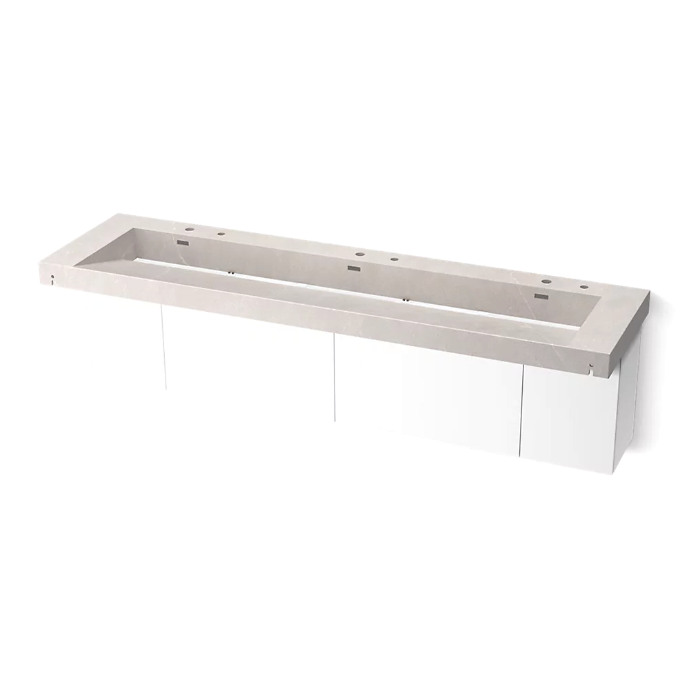 Kohler 81033-BPW-KED Constellation Vanity 90 Trough Dm