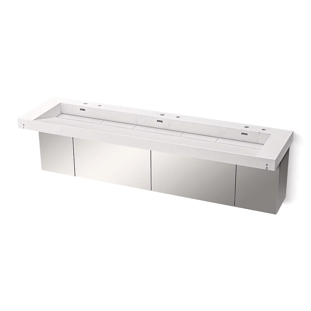 Kohler 81033-BSS-KES Constellation Vanity 90 Trough Dm