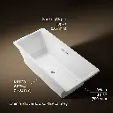 Kohler 817-0 Rve Cast Iron Bath