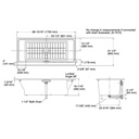 Kohler 817-0 Rve Cast Iron Bath