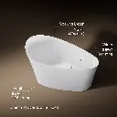 Kohler 8331-0 Veil Freestanding Bath 66X36