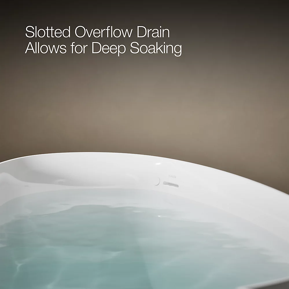 Kohler 8331-0 Veil Freestanding Bath 66X36